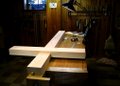 Cross on Bench